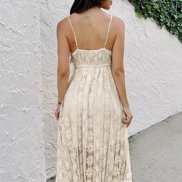 NWT Astrid Sleeveless V-neck Tassel Ruching Dress - Picture 2 of 10